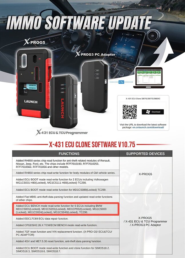 launch g5 update locked bmw md1 mg1 ecu launch g5 update locked bmw md1 mg1 ecu