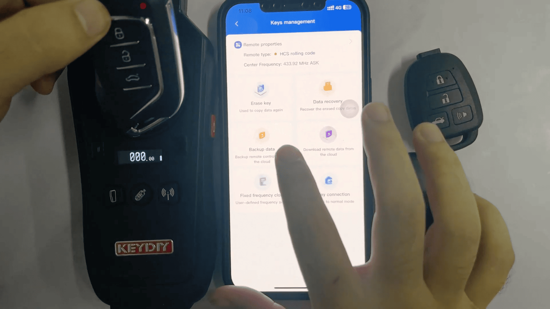 Как клонировать KEYDIY CS21CS35 Remote 6