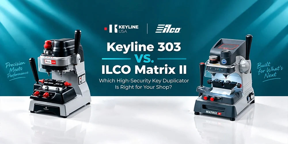 Keyline 303 против ILCO Matrix II: сравнение премиальных механических дубликаторов ключей
