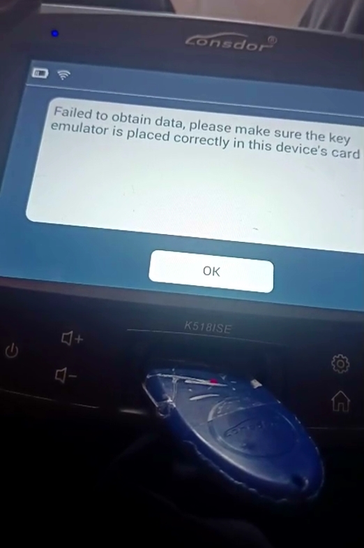 lonsdor LKE emulator boot error 2