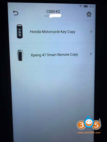 Cgdi K2 Копирование ключа мотоцикла Honda 3