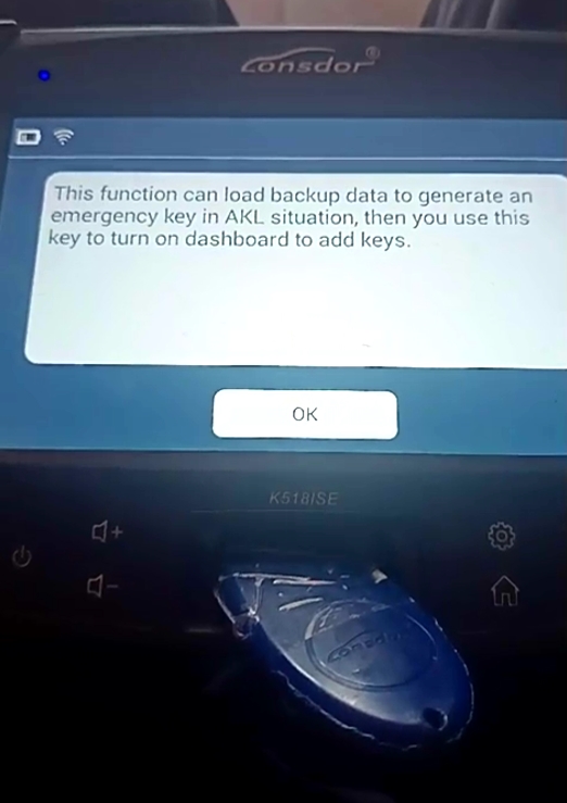 lonsdor LKE emulator boot error 1