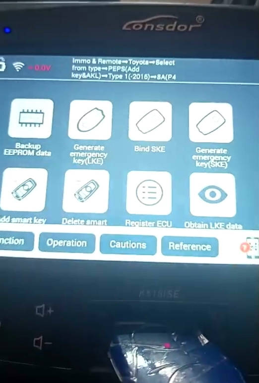 lonsdor LKE emulator boot error 5