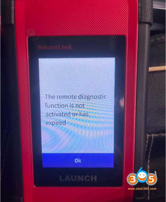 launch-smartlink-remote-diagnostic-function-not-activated