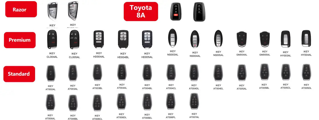 Autel IKEY universal programmable smart keys