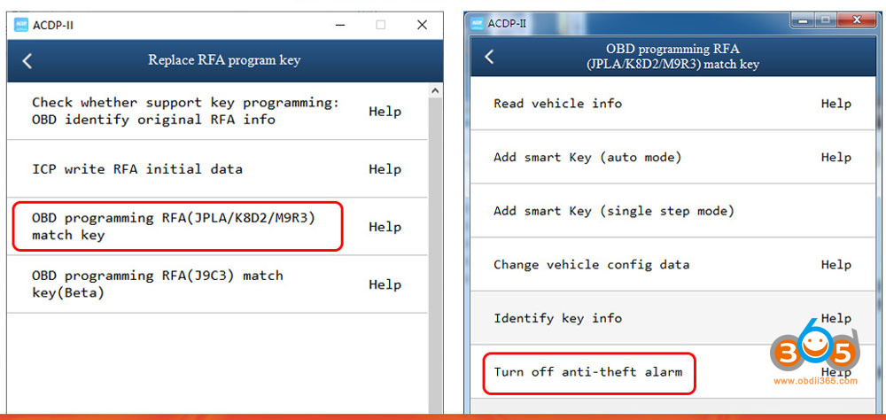 disable-jlr-akl-active-alarm-with-yanhua-acdp-2