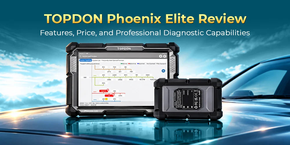 Обзор TOPDON Phoenix Elite: функции, возможности и цена