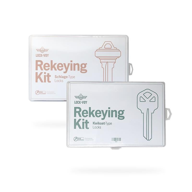 Kwikset and Schlage re-keying pin kits combo with tools