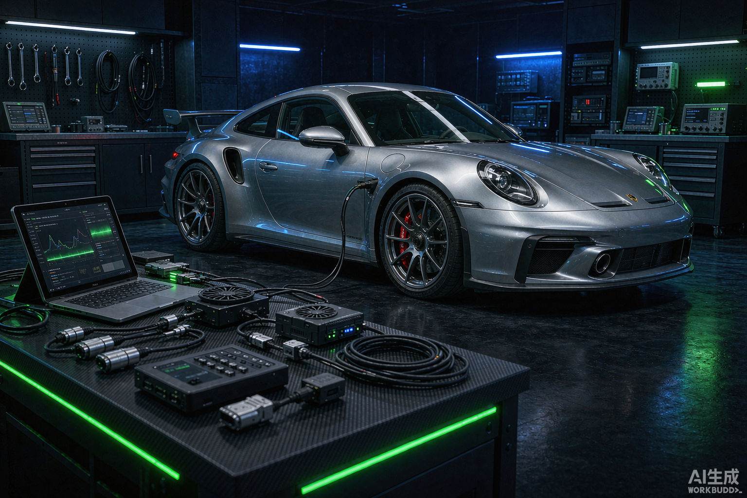Настройка ECU Porsche 911 992.1 на стенде с KORHEX boot glitch
