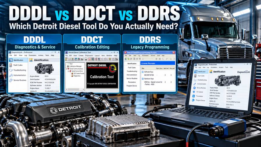 DDDL vs DDCT vs DDRS: какой инструмент Detroit Diesel вам действительно нужен?