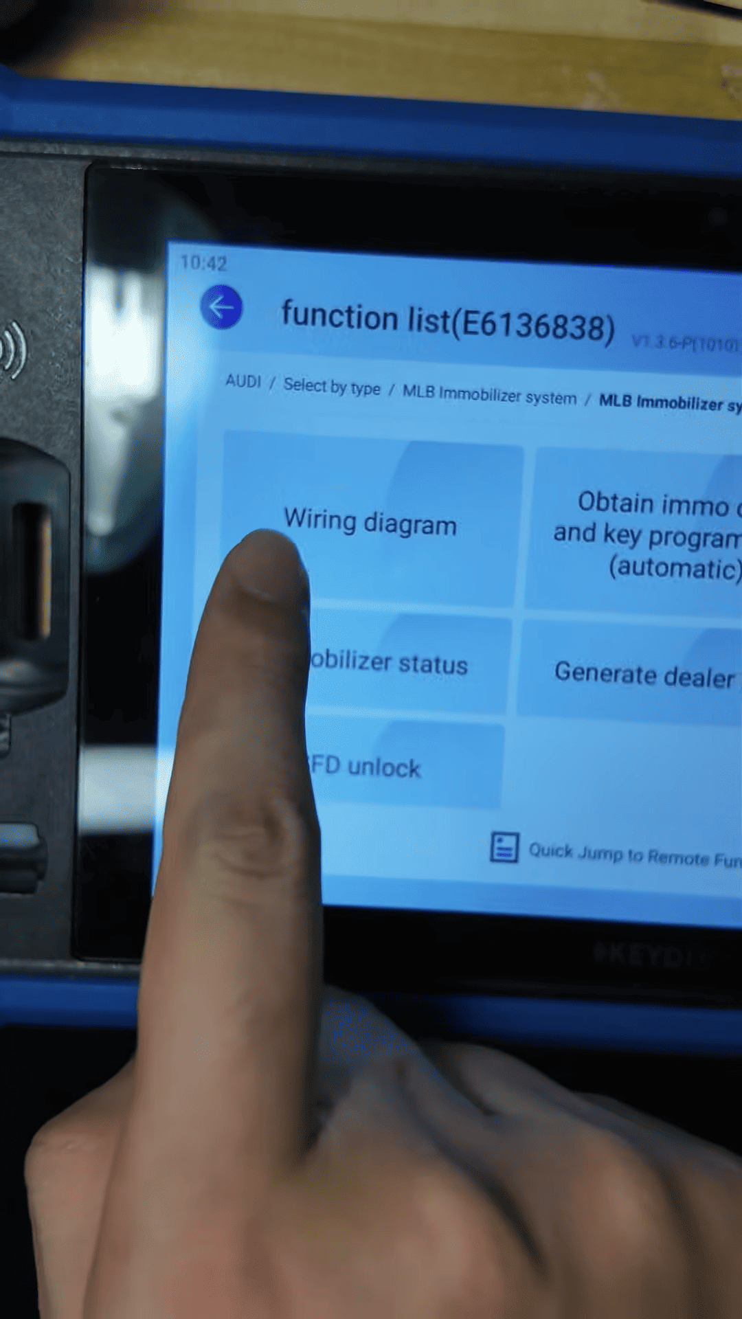 KEYDIY KD X6 Audi MLB Key Programming Guide 1