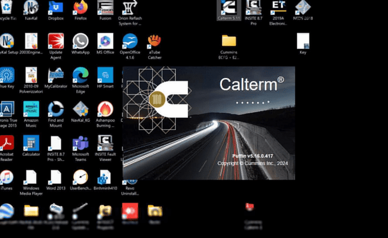 Cummins Calterm ECM engineering and calibration analysis environment