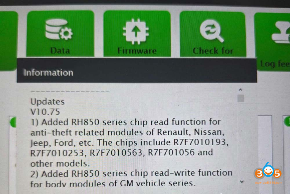 Launch X Prog5 Immo Rh850 1