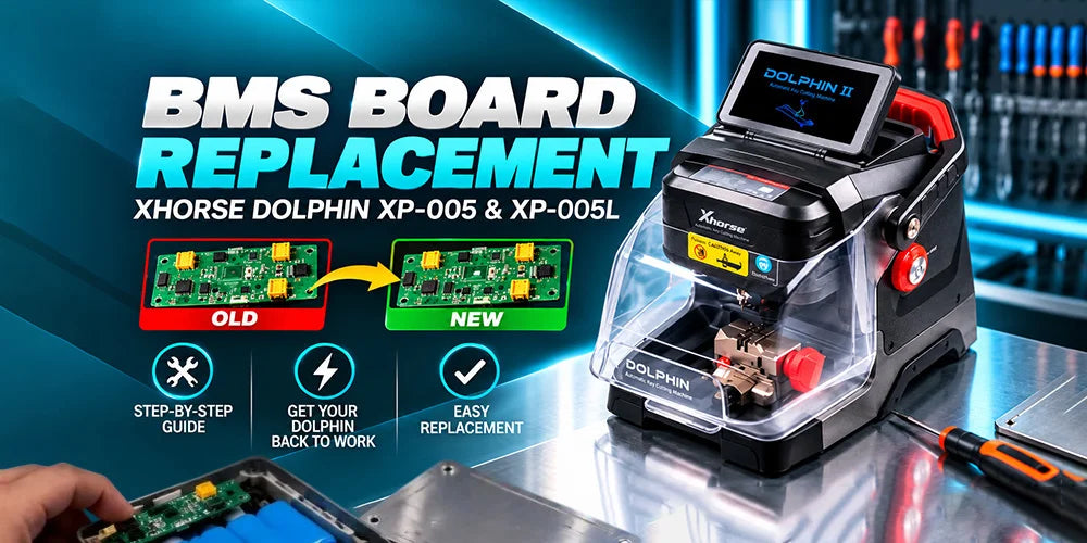 Как заменить плату BMS на аккумуляторах Xhorse Dolphin XP-005 и XP-005L
