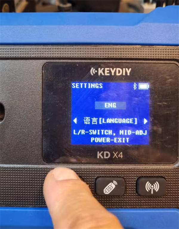 change keydiy kd x4 language 2