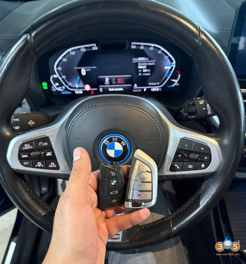Autel Im608 Copy 2023 Bmw Ix3 Bdc3 Key 3