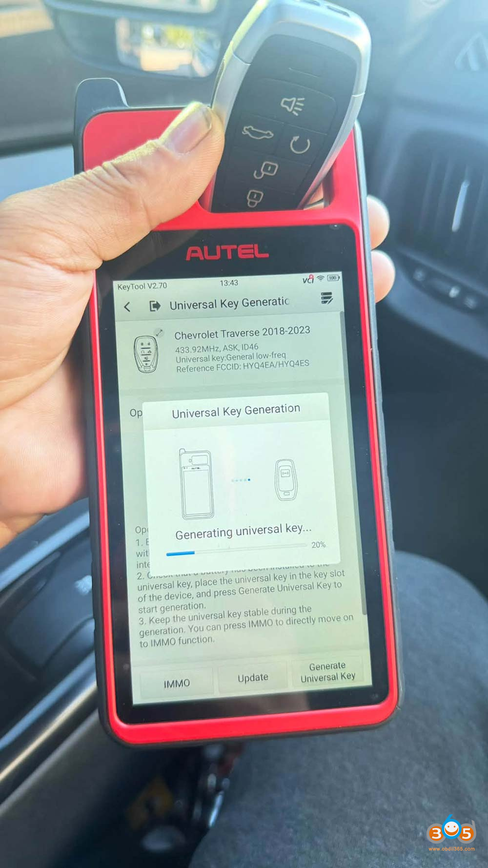 Autel KM100 2021 Chevrolet Traverse 2