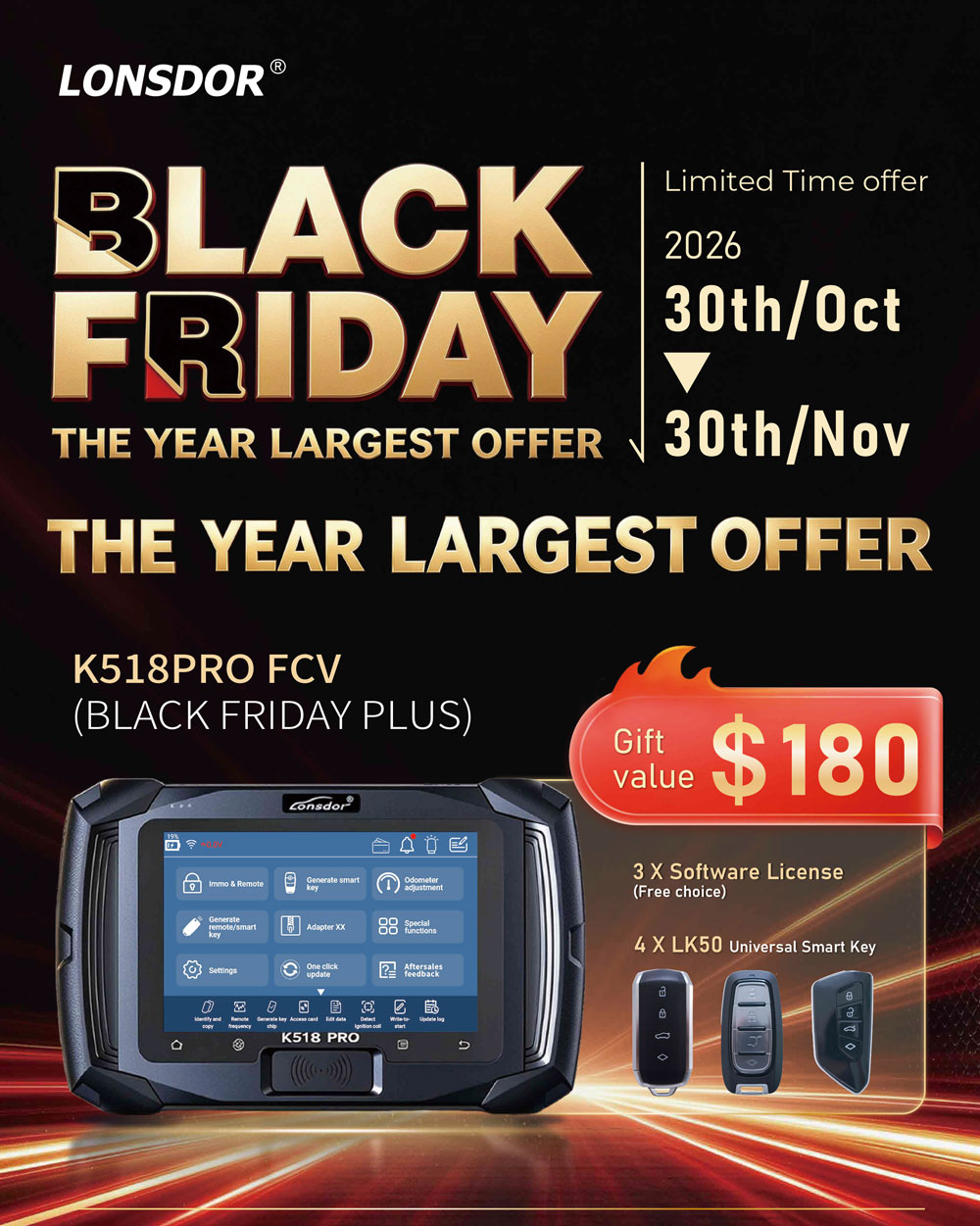 londsor-k518-pro-fcv-black-friday-flash-sale