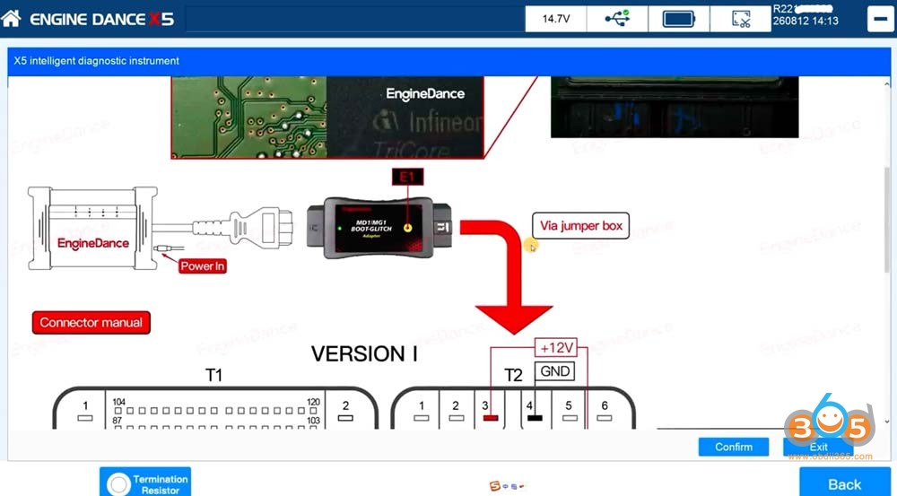Unlock PSA MD1CS003 ECU with EngineDance X5 5