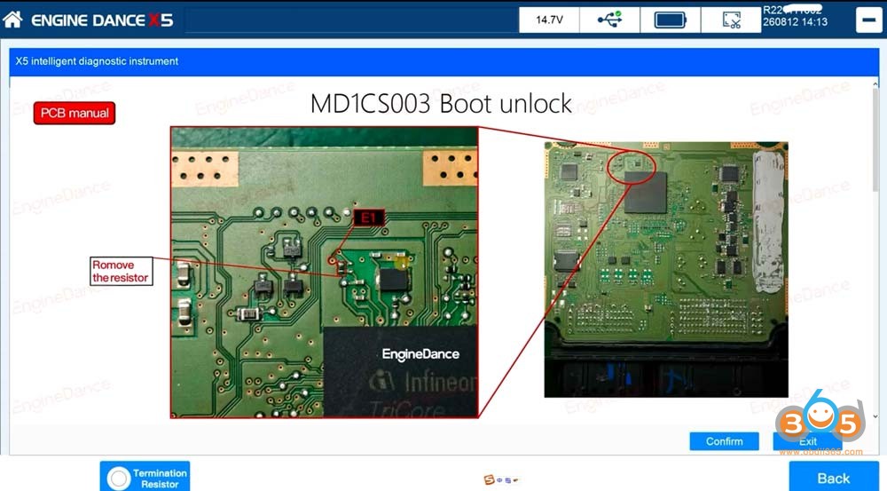 Unlock PSA MD1CS003 ECU with EngineDance X5 4