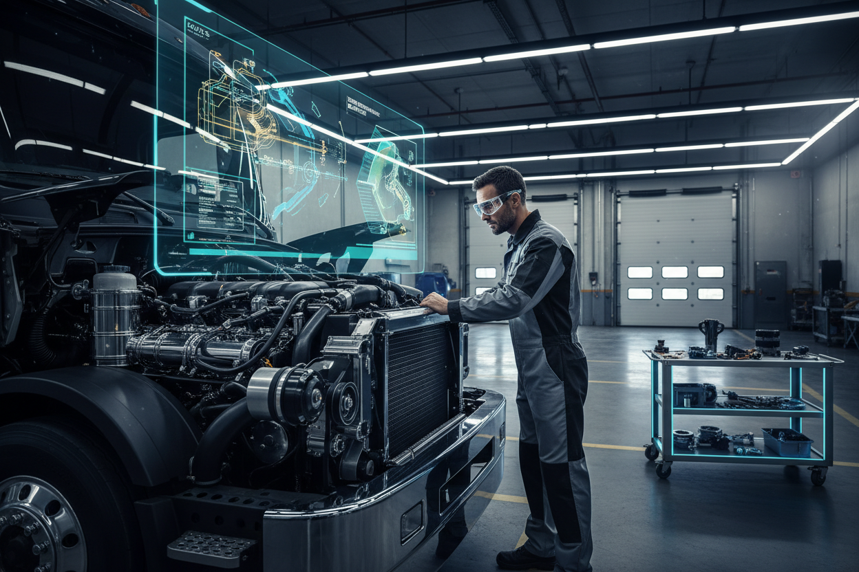 AR Smart Glasses & Heavy-Duty Truck Diagnostics