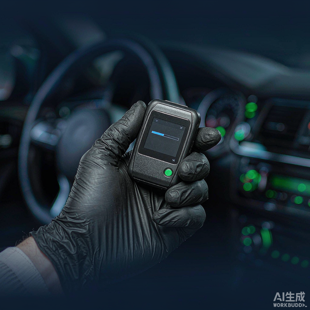 Техник обновляет базу данных VVDI Key Tool в мастерской
