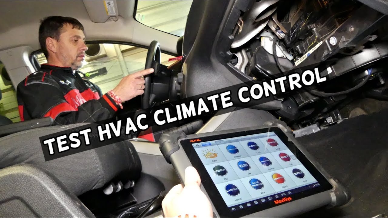 Technician comparing HVAC actuator commands with position feedback on a diagnostic tablet