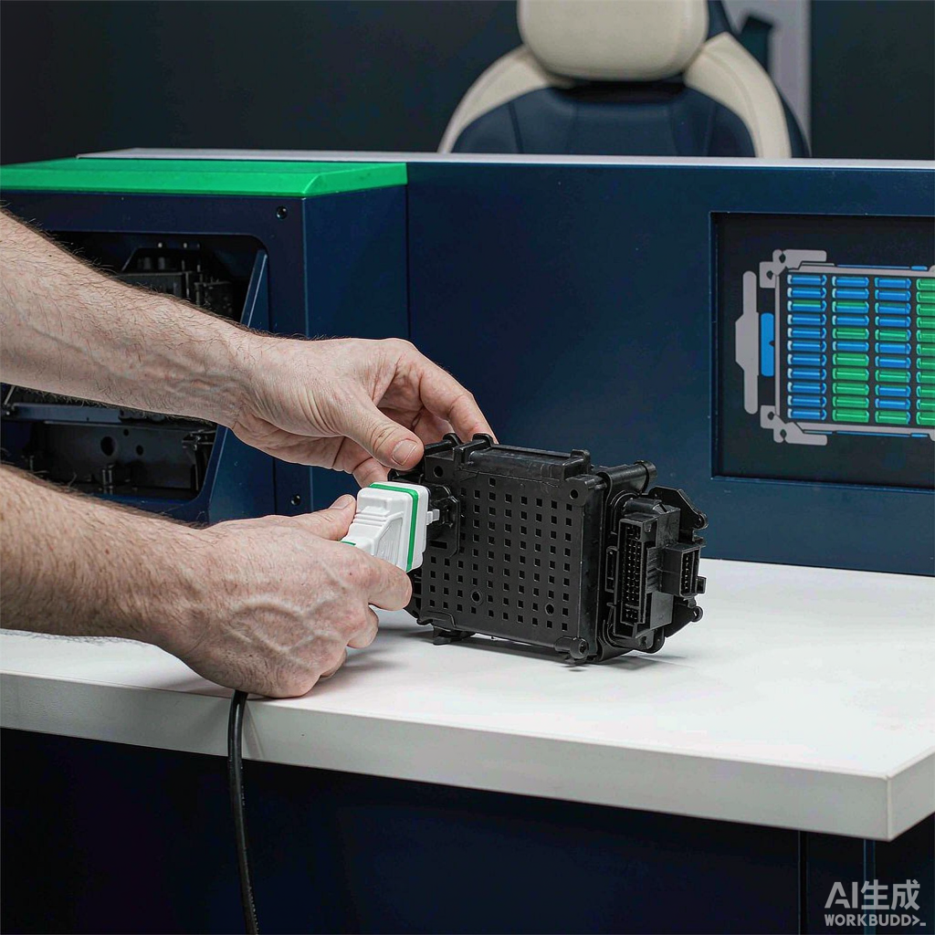 P50 G2 connected to a new-energy vehicle airbag module